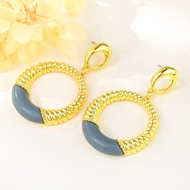 Picture of Classic Geometric Dangle Earrings in Exclusive Design