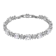 Picture of Unique Cubic Zirconia Geometric Fashion Bracelet