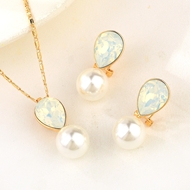 Show details for Party White 2 Piece Jewelry Set with Low Cost Show details for Party White 2 Piece Jewelry Set with Low Cost