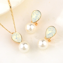 Show details for Party White 2 Piece Jewelry Set with Low Cost