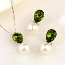 Show details for Sparkling Geometric Copper or Brass 2 Piece Jewelry Set