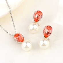 Show details for Unique Swarovski Element Party 2 Piece Jewelry Set