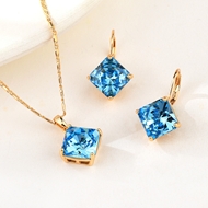 Show details for Need-Now Blue Geometric 2 Piece Jewelry Set Exclusive Online Show details for Need-Now Blue Geometric 2 Piece Jewelry Set Exclusive Online