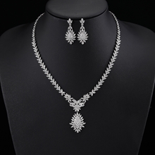 Show details for Latest Flowers & Plants White 2 Piece Jewelry Set