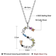 Picture of Reasonably Priced Platinum Plated 925 Sterling Silver Pendant Necklace with Low Cost