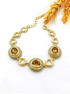 Show details for Fast Selling Yellow Gold Plated Fashion Bracelet For Your Occasions Show details for Fast Selling Yellow Gold Plated Fashion Bracelet For Your Occasions