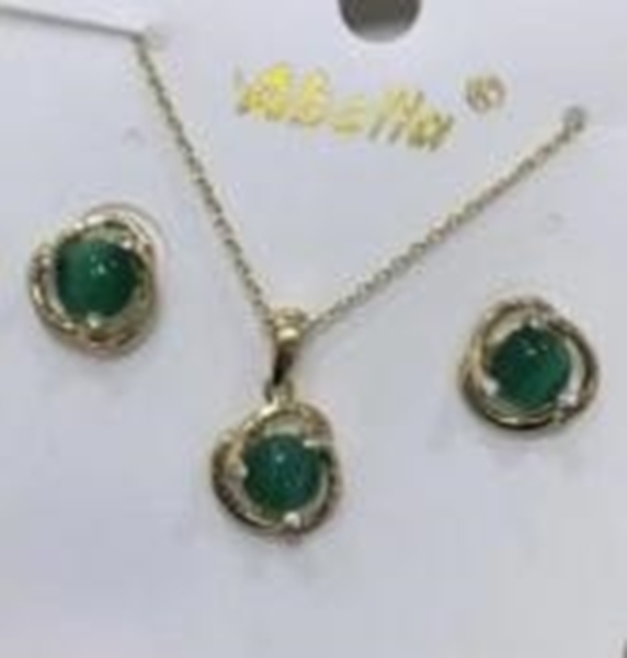 Picture of Work Gold Plated Y Necklace of Original Design