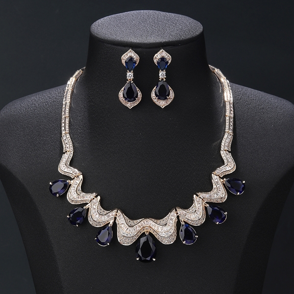 Picture of Buy Gold Plated Colorful 2 Piece Jewelry Set with Low Cost