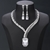 Picture of Best Cubic Zirconia Gold Plated 2 Piece Jewelry Set