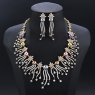 Show details for Hypoallergenic Colorful Gold Plated 2 Piece Jewelry Set with Easy Return Show details for Hypoallergenic Colorful Gold Plated 2 Piece Jewelry Set with Easy Return
