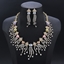 Show details for Hypoallergenic Colorful Gold Plated 2 Piece Jewelry Set with Easy Return