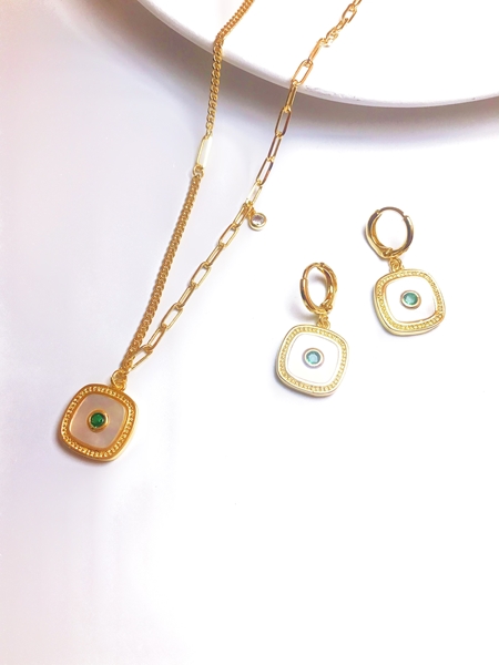 Picture of Ladies Party Cubic Zirconia 2 Piece Jewelry Set with Full Guarantee