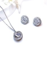 Show details for Delicate Cubic Zirconia Colorful 2 Piece Jewelry Set