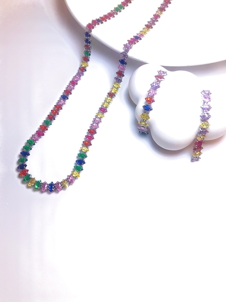 Picture of Party Cubic Zirconia 2 Piece Jewelry Set at Super Low Price