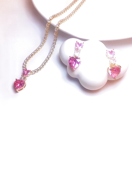 Picture of Low Price Simple Cubic Zirconia 2 Piece Jewelry Set from Trust-worthy Supplier