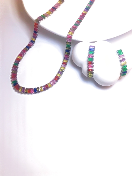 Picture of Bling Party Cubic Zirconia 2 Piece Jewelry Set