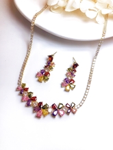 Show details for Hypoallergenic Colorful Party 2 Piece Jewelry Set with Easy Return