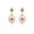 Picture of Wholesale Copper or Brass Rhinestone Chandelier Earrings with No-Risk Return