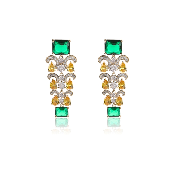 Picture of Recommended Colorful Party Chandelier Earrings with Member Discount
