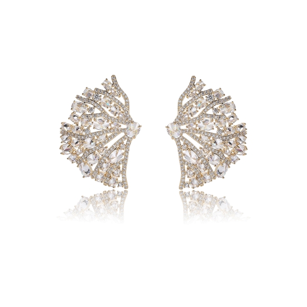 Picture of Good Rhinestone Classic Big Stud Earrings