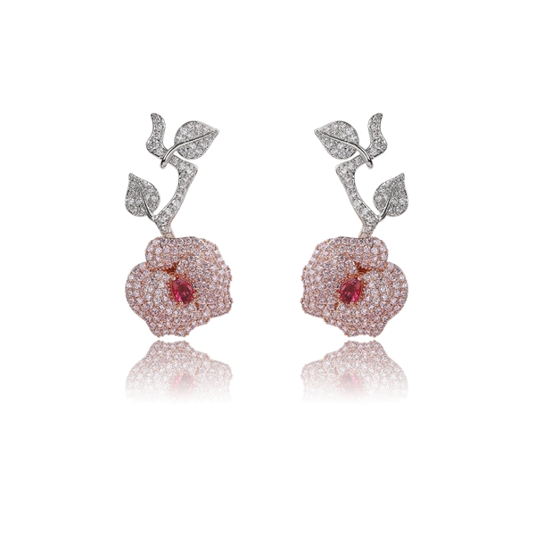 Picture of Popular Rhinestone Party Big Stud Earrings