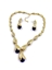 Show details for Recommended Gold Plated Resin 2 Piece Jewelry Set from Top Designer