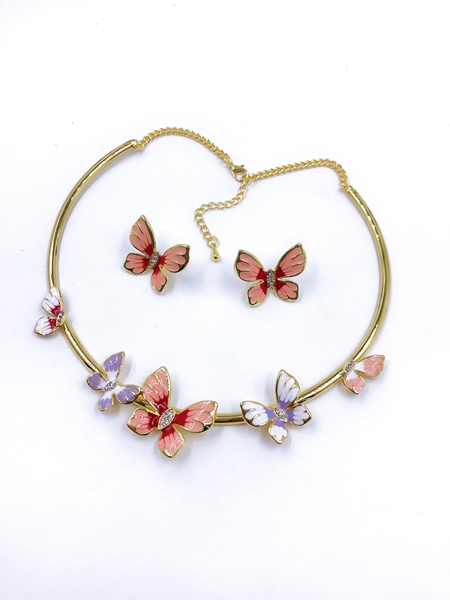 Picture of Top Enamel Zinc Alloy 2 Piece Jewelry Set