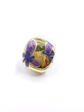 Show details for Gold Plated Resin Fashion Ring Exclusive Online