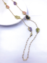 Show details for Classic Colorful Long Chain Necklace with Full Guarantee