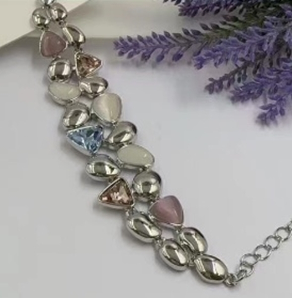 Picture of Sparkling Work Simple Short Chain Necklace