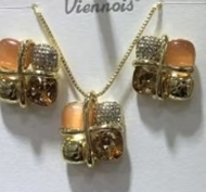 Show details for Eye-Catching Colorful Nature Topaz 2 Piece Jewelry Set at Unbeatable Price