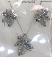 Show details for Popular Nature Topaz Gold Plated 2 Piece Jewelry Set