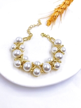 Show details for Featured Platinum Plated Rhinestone Bracelets & Bangle with Low Cost